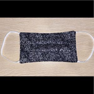 Composition print reusable face mask